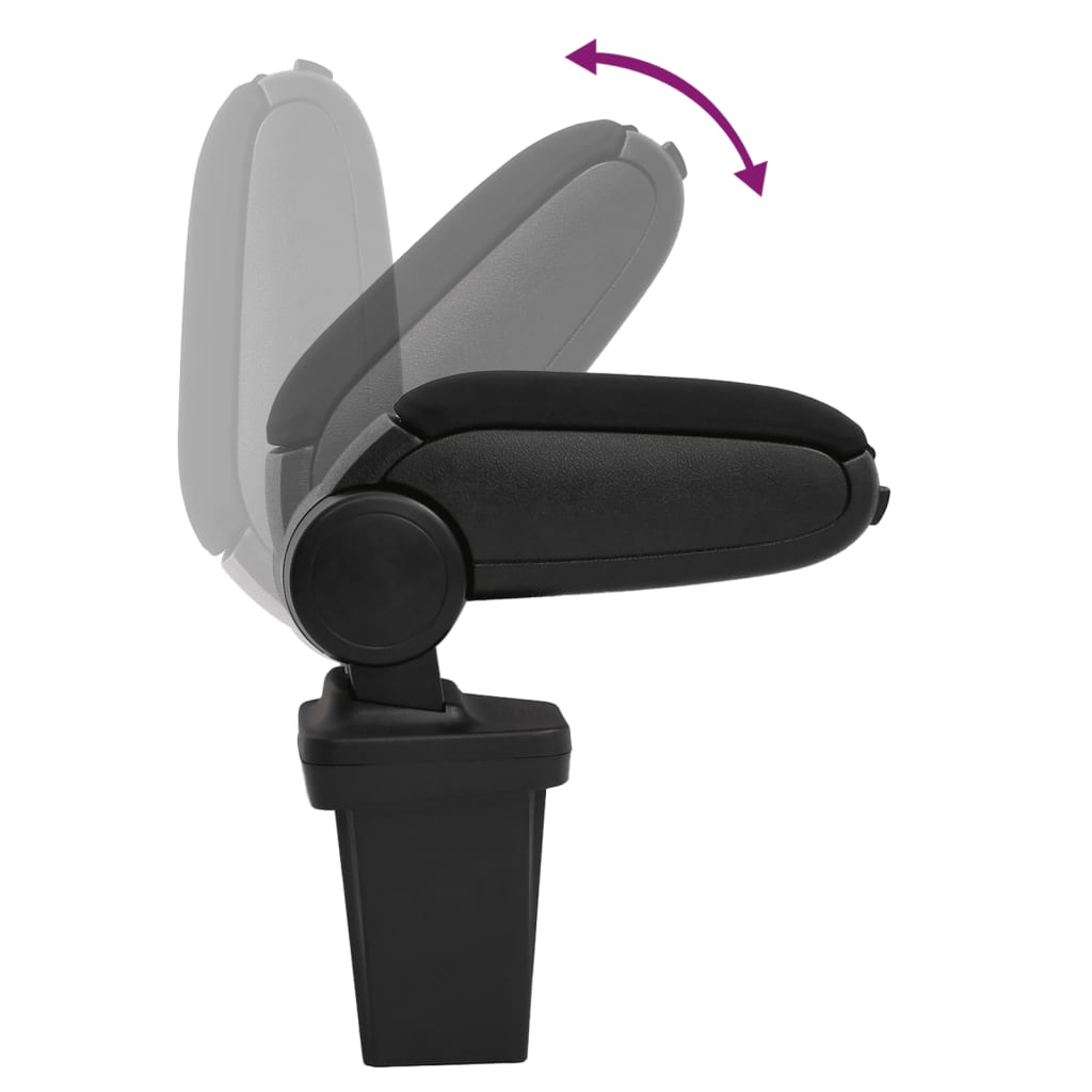 vidaXL Cotieră auto, negru, 15x32x(40-52) cm ABS vidaXL Cotieră auto, negru, 15x32x(40-52) cm ABS