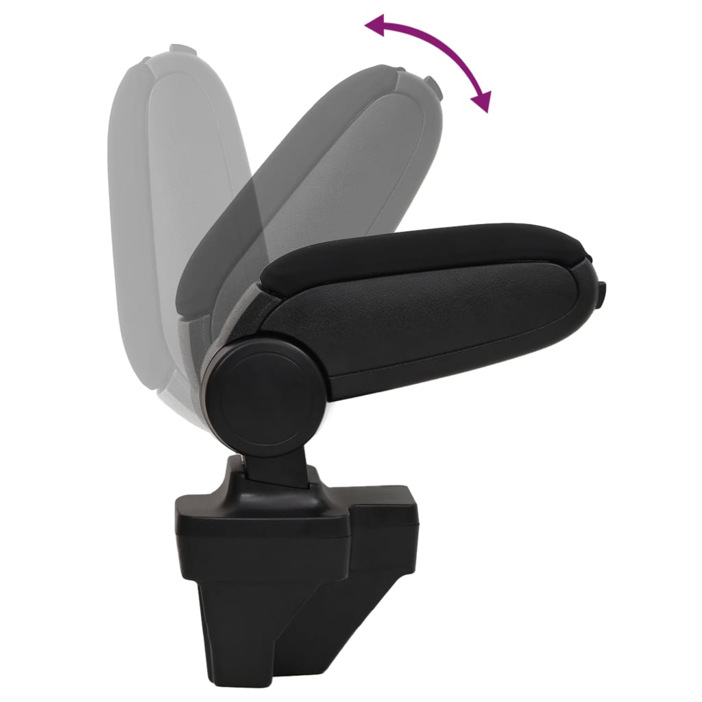 vidaXL Cotieră auto, negru, 15x35x(33-49,5) cm ABS vidaXL Cotieră auto, negru, 15x35x(33-49,5) cm ABS