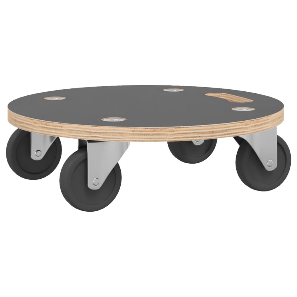 vidaXL Cărucioare de transport, 2 buc., rotunde, Ø38x11,5 cm, 250 kg vidaXL Cărucioare de transport, 2 buc., rotunde, Ø38x11,5 cm, 250 kg