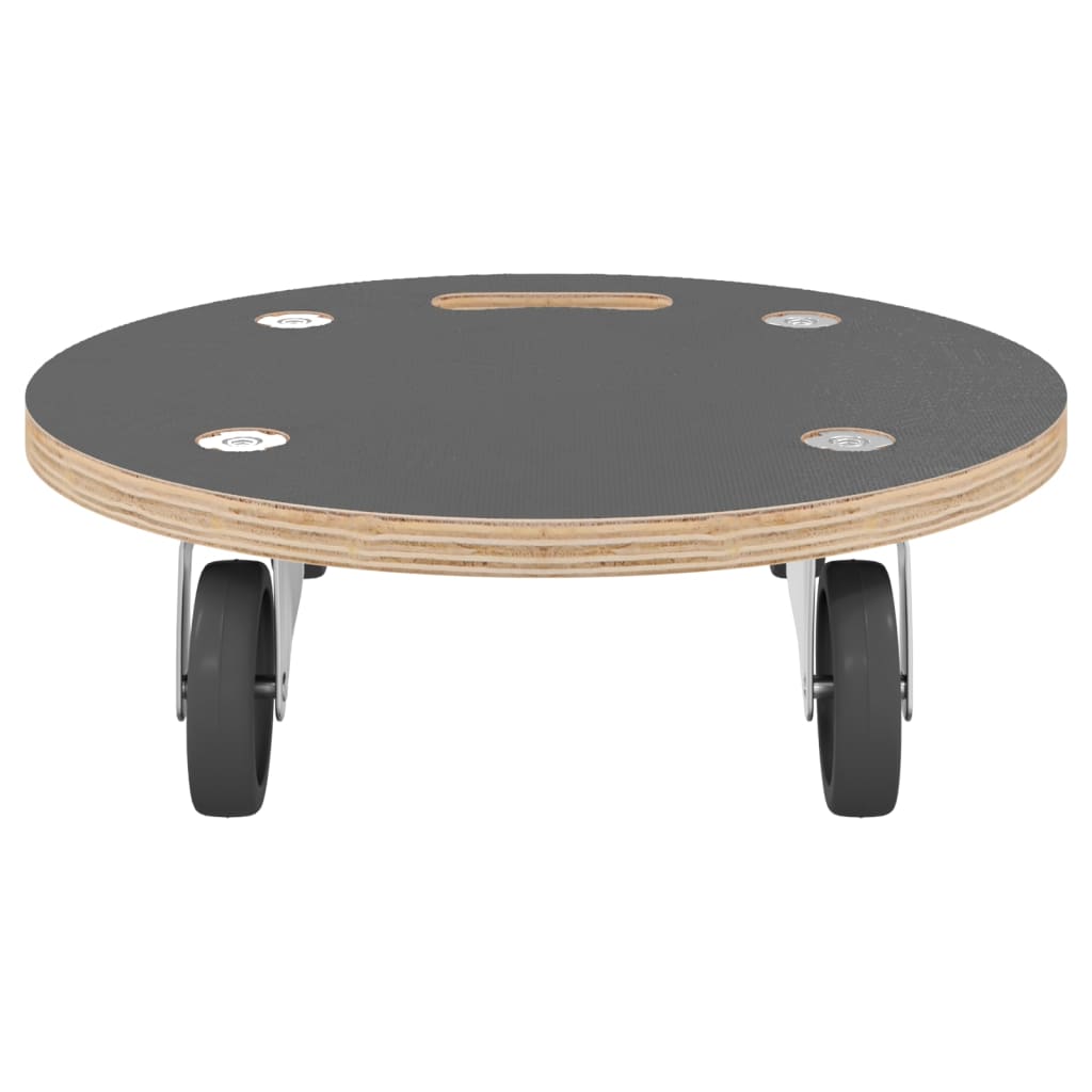vidaXL Cărucioare de transport, 2 buc., rotunde, Ø38x11,5 cm, 250 kg vidaXL Cărucioare de transport, 2 buc., rotunde, Ø38x11,5 cm, 250 kg