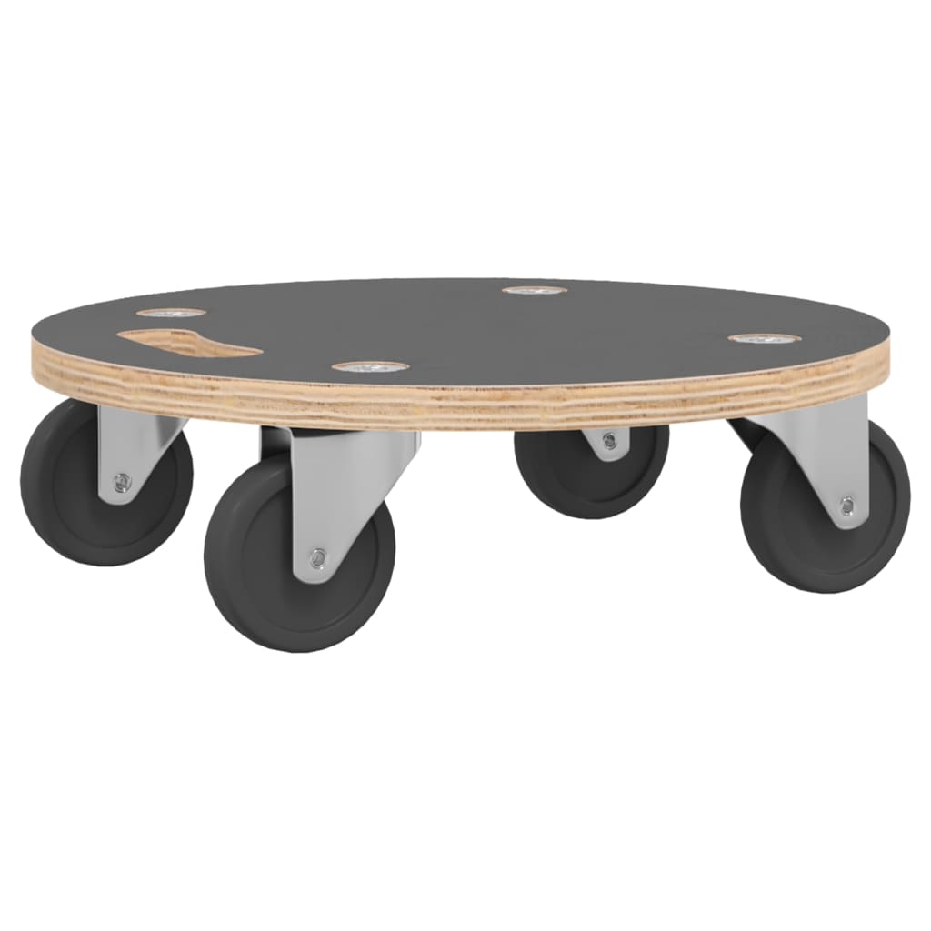 vidaXL Cărucioare de transport, 2 buc., rotunde, Ø38x11,5 cm, 250 kg vidaXL Cărucioare de transport, 2 buc., rotunde, Ø38x11,5 cm, 250 kg