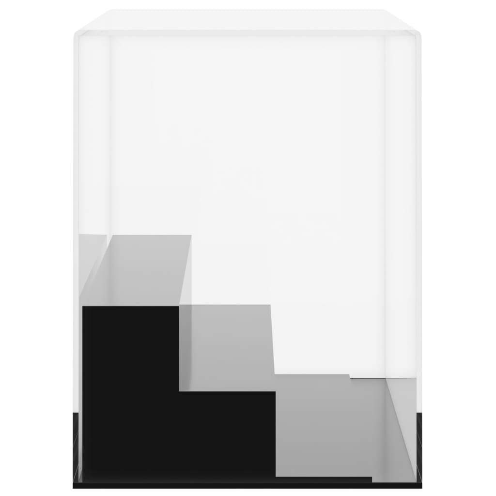 vidaXL Cutie de prezentare, transparent, 25x12x16 cm, acril