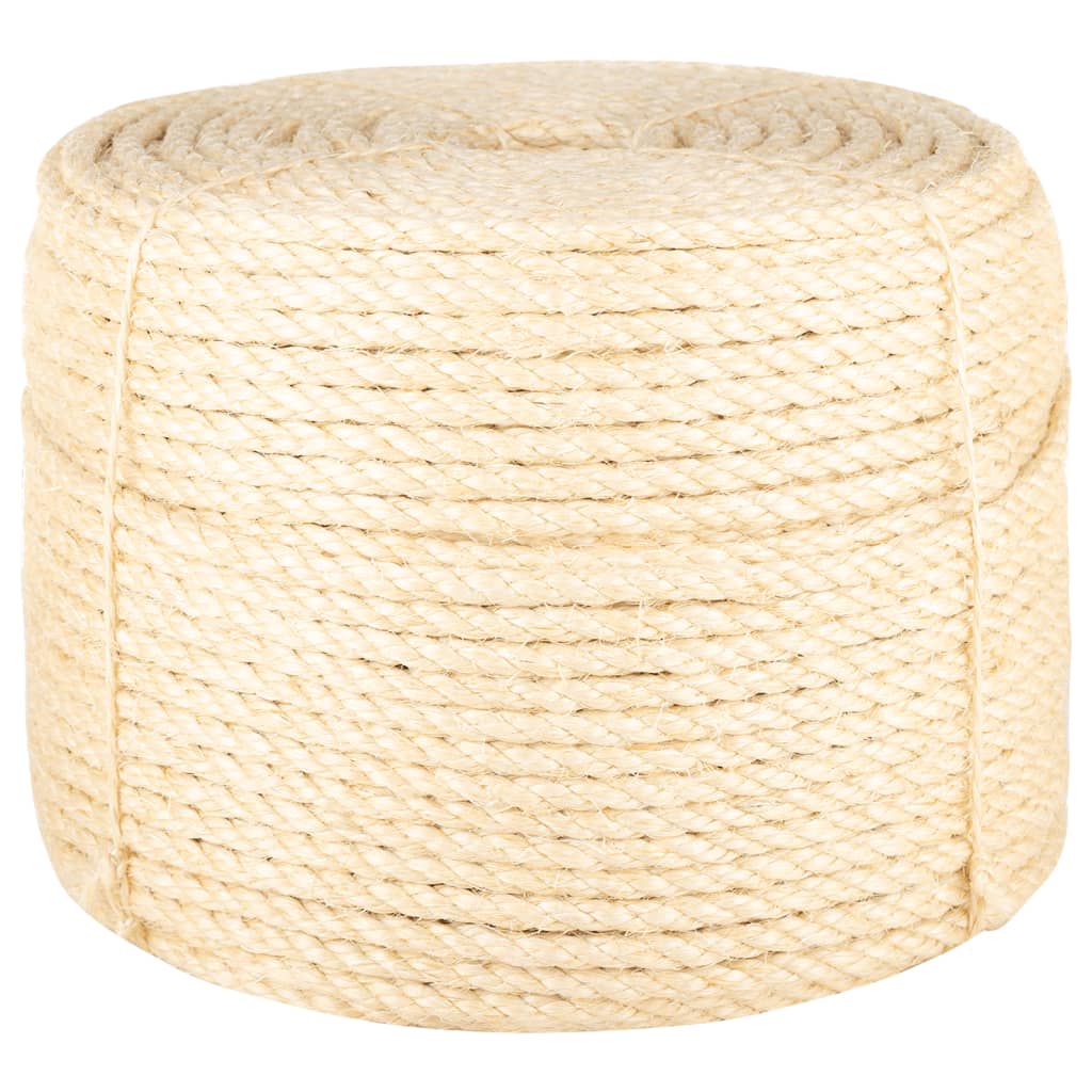 vidaXL Frânghie, 25 m, sisal 100%, 10 mm vidaXL Frânghie, 25 m, sisal 100%, 10 mm