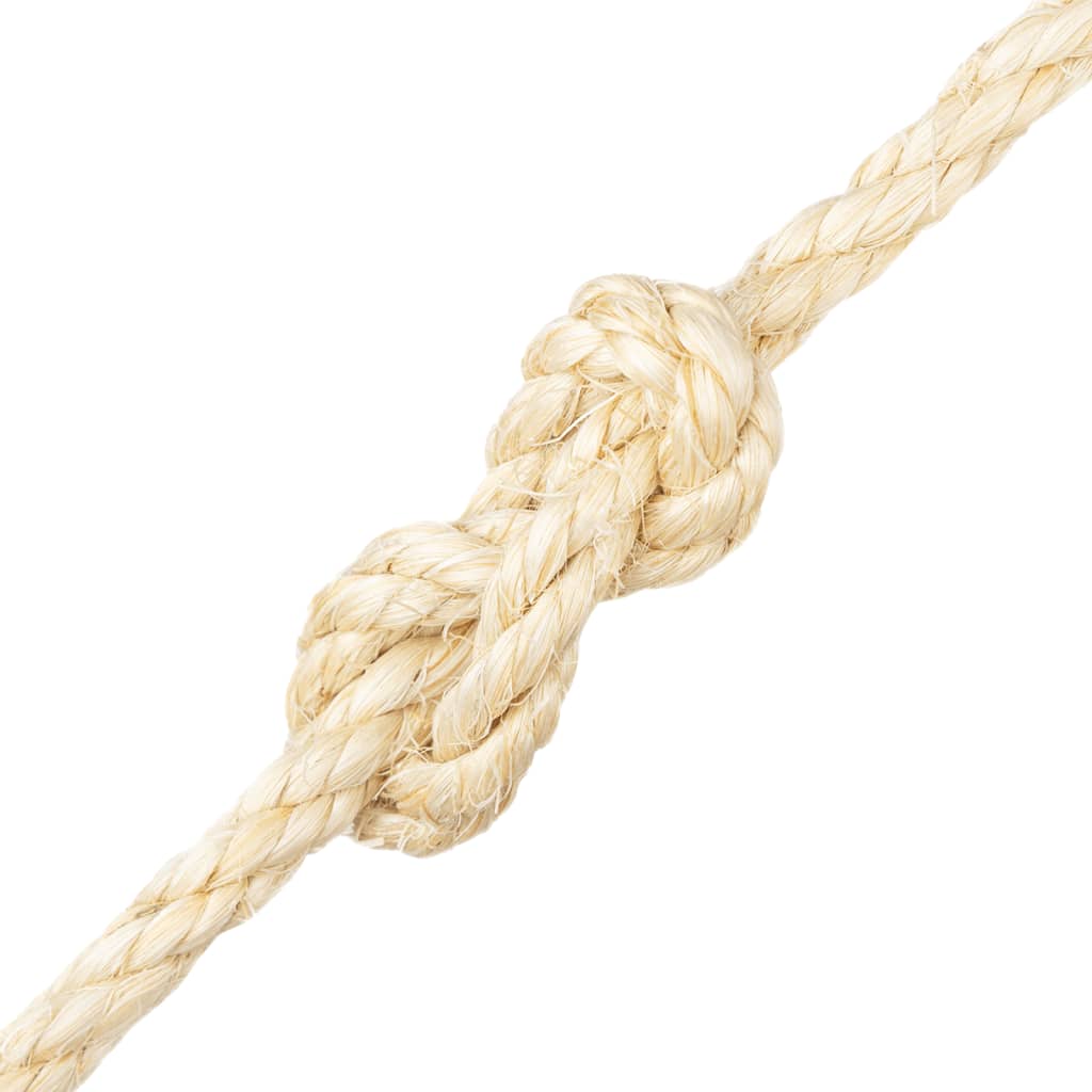 vidaXL Frânghie, 25 m, sisal 100%, 10 mm vidaXL Frânghie, 25 m, sisal 100%, 10 mm
