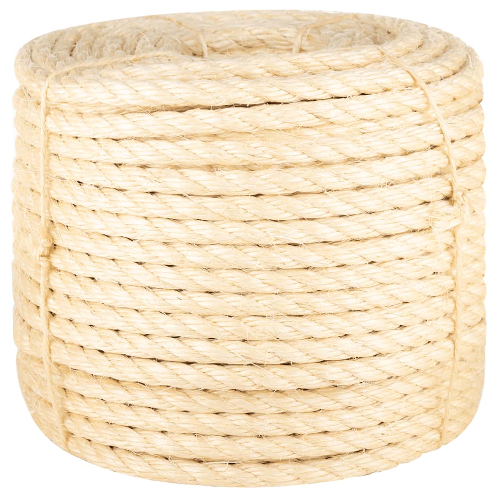 vidaXL Frânghie, 25 m, sisal 100%, 14 mm vidaXL Frânghie, 25 m, sisal 100%, 14 mm