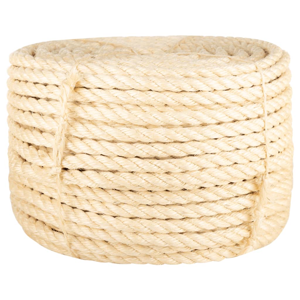 vidaXL Frânghie, 25 m, sisal 100%, 16 mm vidaXL Frânghie, 25 m, sisal 100%, 16 mm
