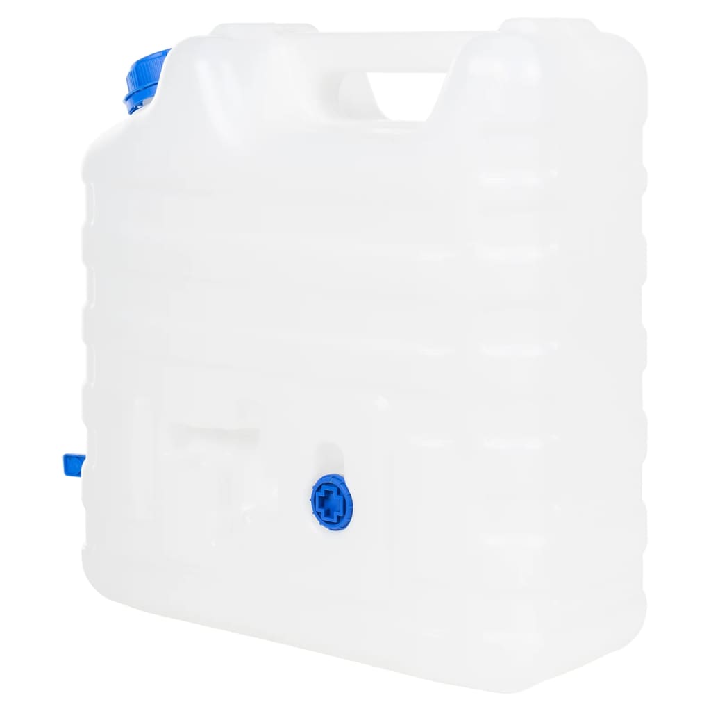 vidaXL Recipient de apă cu robinet, transparent, 15 L, plastic vidaXL Recipient de apă cu robinet, transparent, 15 L, plastic