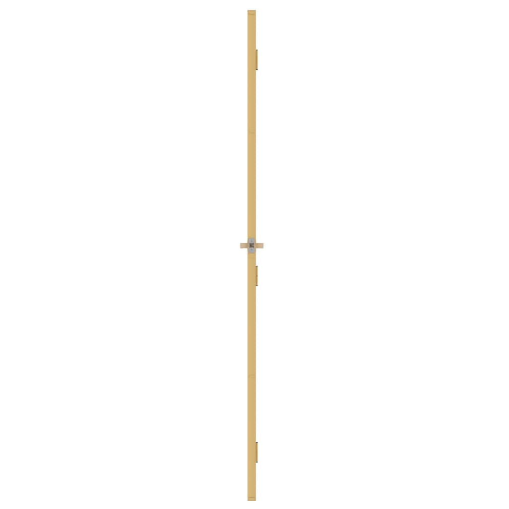 vidaXL Ușă interior Slim auriu 76x201,5 cm sticlă securizată/aluminiu