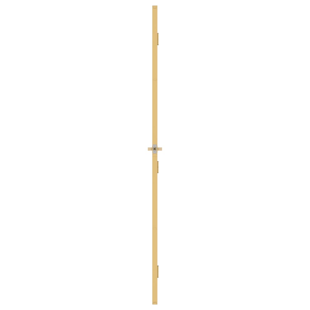 vidaXL Ușă interioară Slim auriu 93x201,5cm sticlă securizată/aluminiu