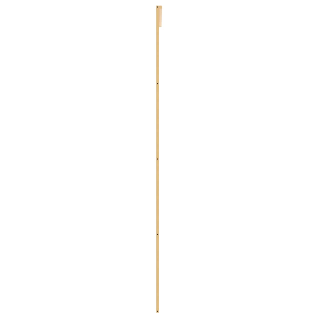 vidaXL Ușă glisantă, auriu, 102,5x205 cm, sticlă ESG mată și aluminiu