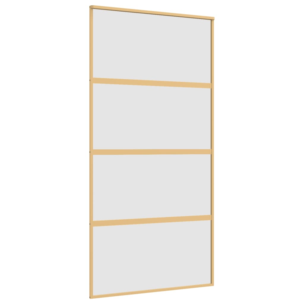 vidaXL Ușă glisantă, auriu, 102,5x205 cm, sticlă ESG mată și aluminiu vidaXL Ușă glisantă, auriu, 102,5x205 cm, sticlă ESG mată și aluminiu