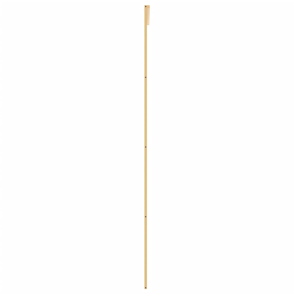 vidaXL Ușă glisantă, auriu, 102,5x205 cm, sticlă ESG mată și aluminiu