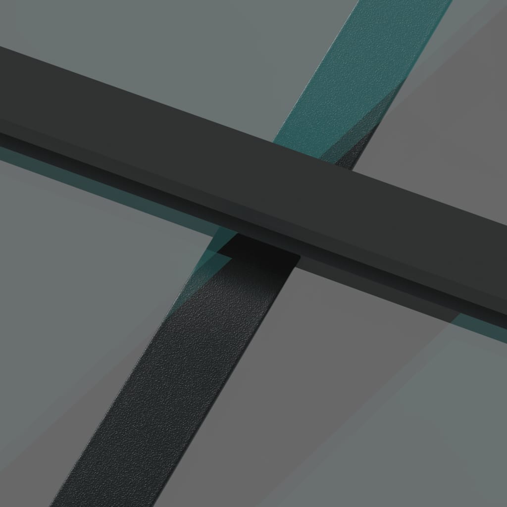 vidaXL Ușă glisantă, negru, 76x205 cm, sticlă securizată și aluminiu