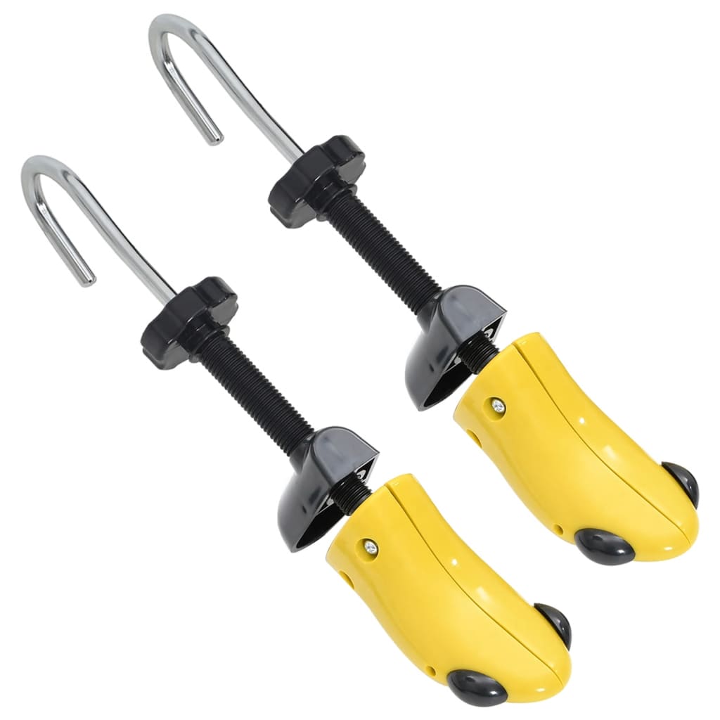 vidaXL Întinzătoare de pantofi cu corn, galben, EU 34-37, plastic vidaXL Întinzătoare de pantofi cu corn, galben, EU 34-37, plastic