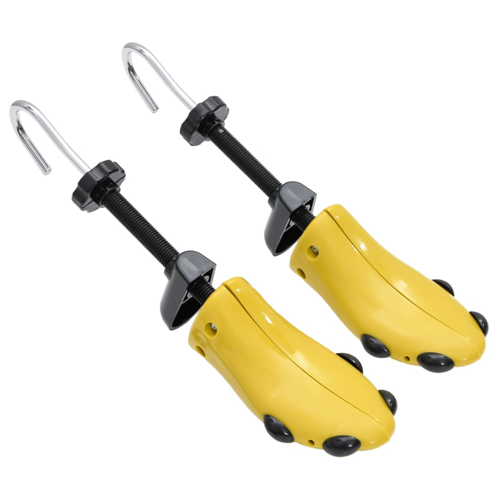vidaXL Întinzătoare de pantofi cu corn, galben, EU 41-46, plastic vidaXL Întinzătoare de pantofi cu corn, galben, EU 41-46, plastic