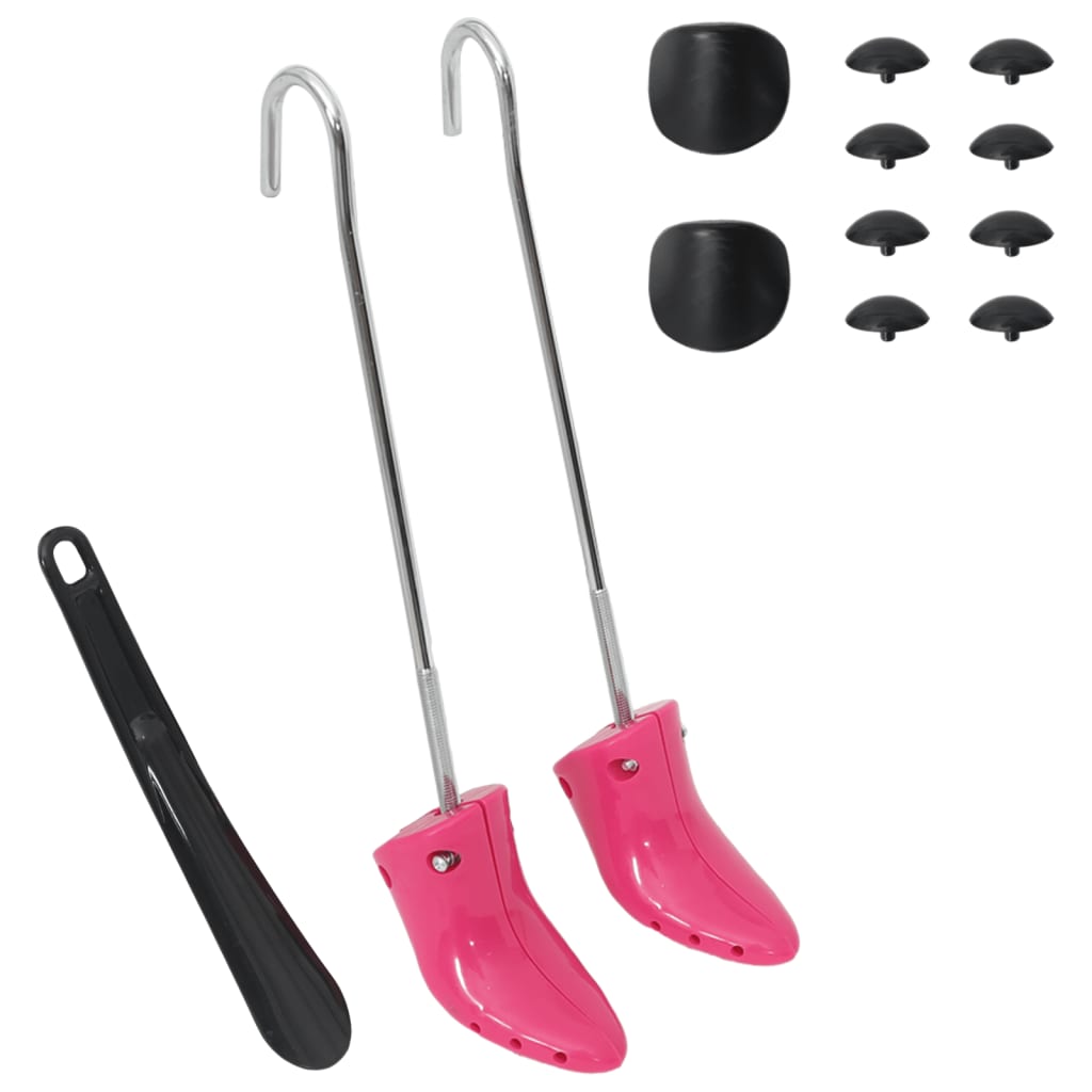 vidaXL Întinzătoare de cizme cu corn, roz, EU 34-40, plastic vidaXL Întinzătoare de cizme cu corn, roz, EU 34-40, plastic