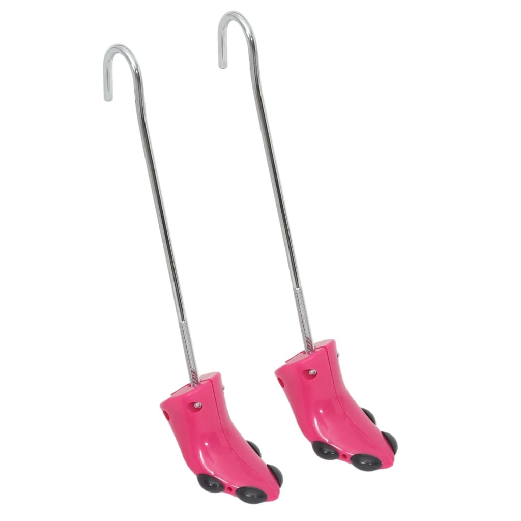 vidaXL Întinzătoare de cizme cu corn, roz, EU 34-40, plastic vidaXL Întinzătoare de cizme cu corn, roz, EU 34-40, plastic