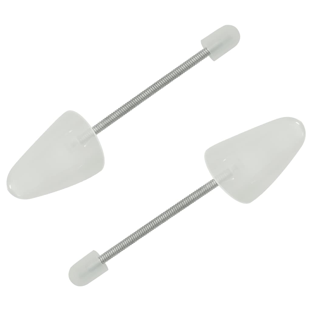 vidaXL Calapoade de pantofi, 5 perechi, alb, EU 38-44, plastic vidaXL Calapoade de pantofi, 5 perechi, alb, EU 38-44, plastic