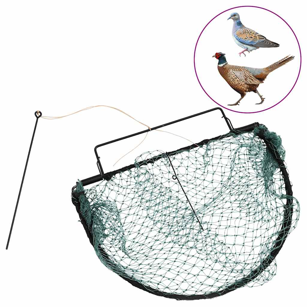 vidaXL Capcană pentru păsări, verde, 40 cm, oțel vidaXL Capcană pentru păsări, verde, 40 cm, oțel