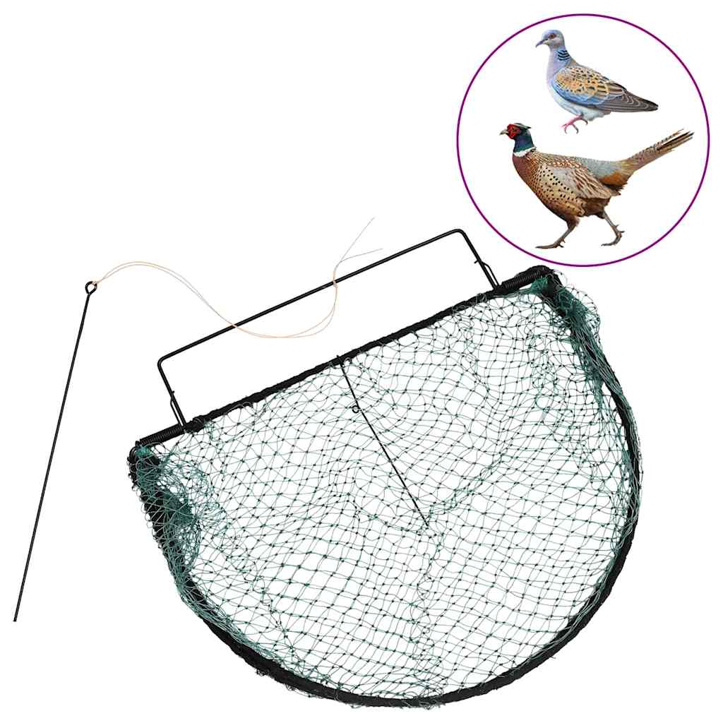 vidaXL Capcană pentru păsări, verde, 50 cm, oțel vidaXL Capcană pentru păsări, verde, 50 cm, oțel