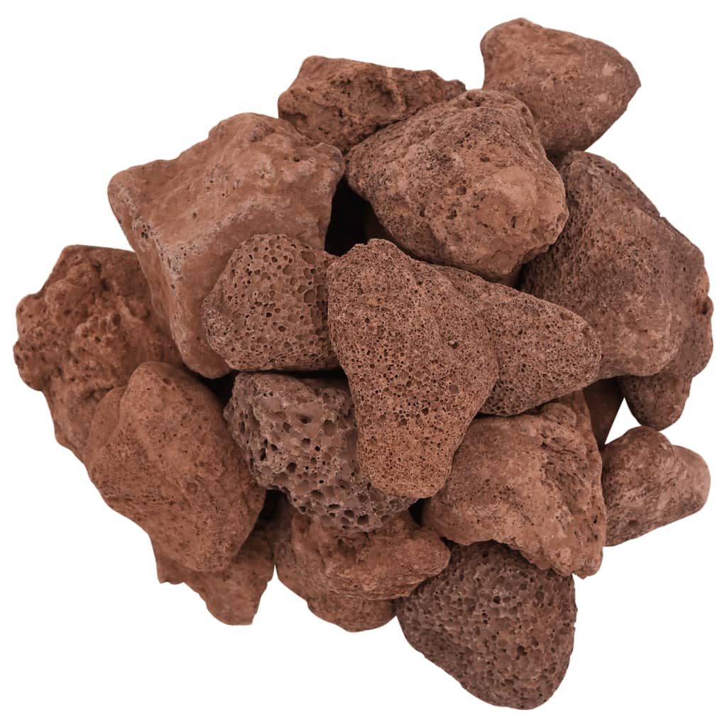 vidaXL Roci vulcanice, 10 kg, roșu, 5-8 cm vidaXL Roci vulcanice, 10 kg, roșu, 5-8 cm
