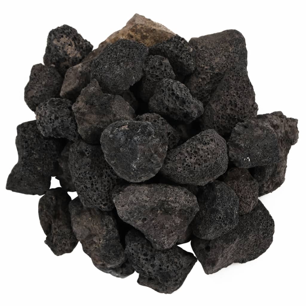 vidaXL Roci vulcanice, 10 kg, negru, 3-5 cm vidaXL Roci vulcanice, 10 kg, negru, 3-5 cm