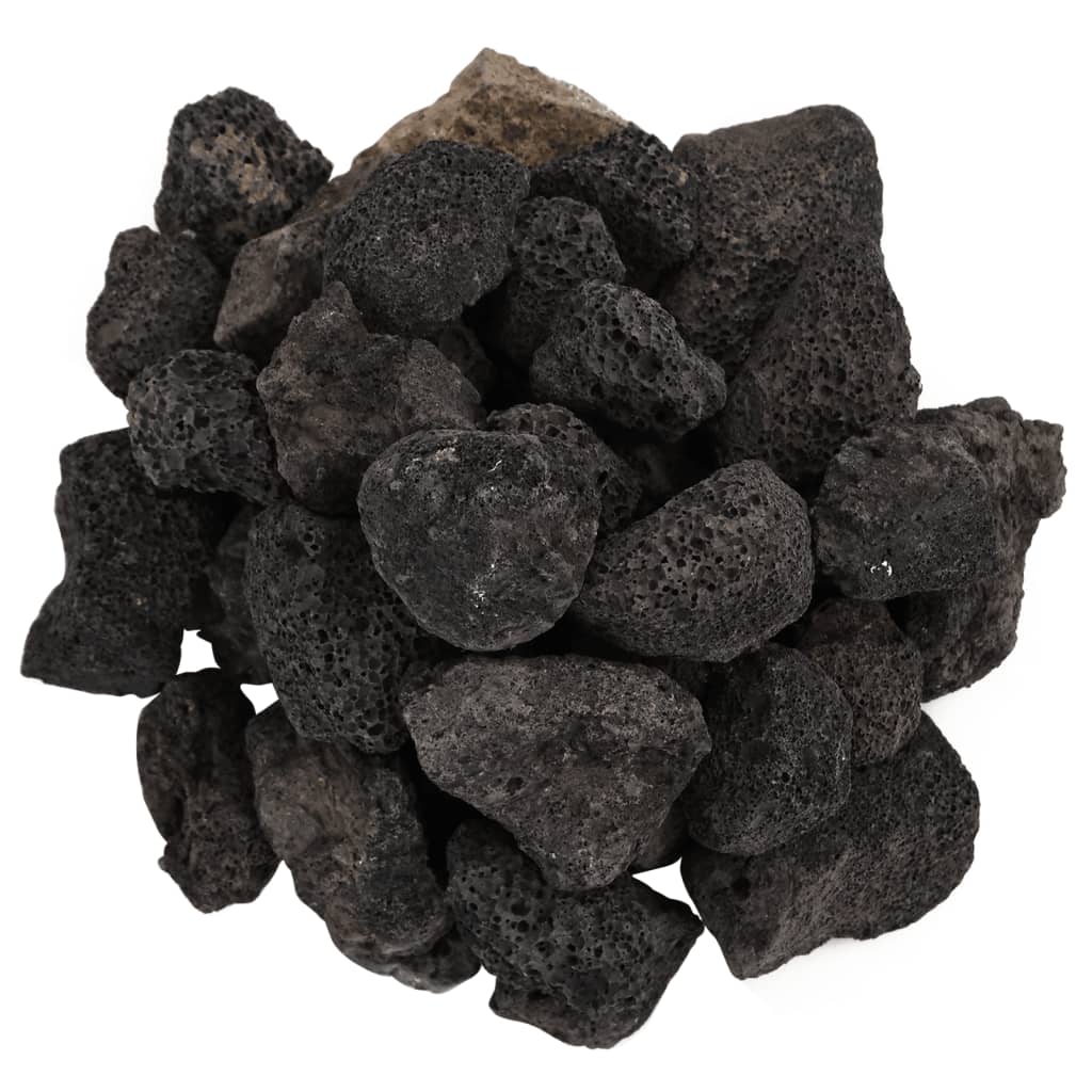 vidaXL Roci vulcanice, 25 kg, negru, 3-5 cm vidaXL Roci vulcanice, 25 kg, negru, 3-5 cm