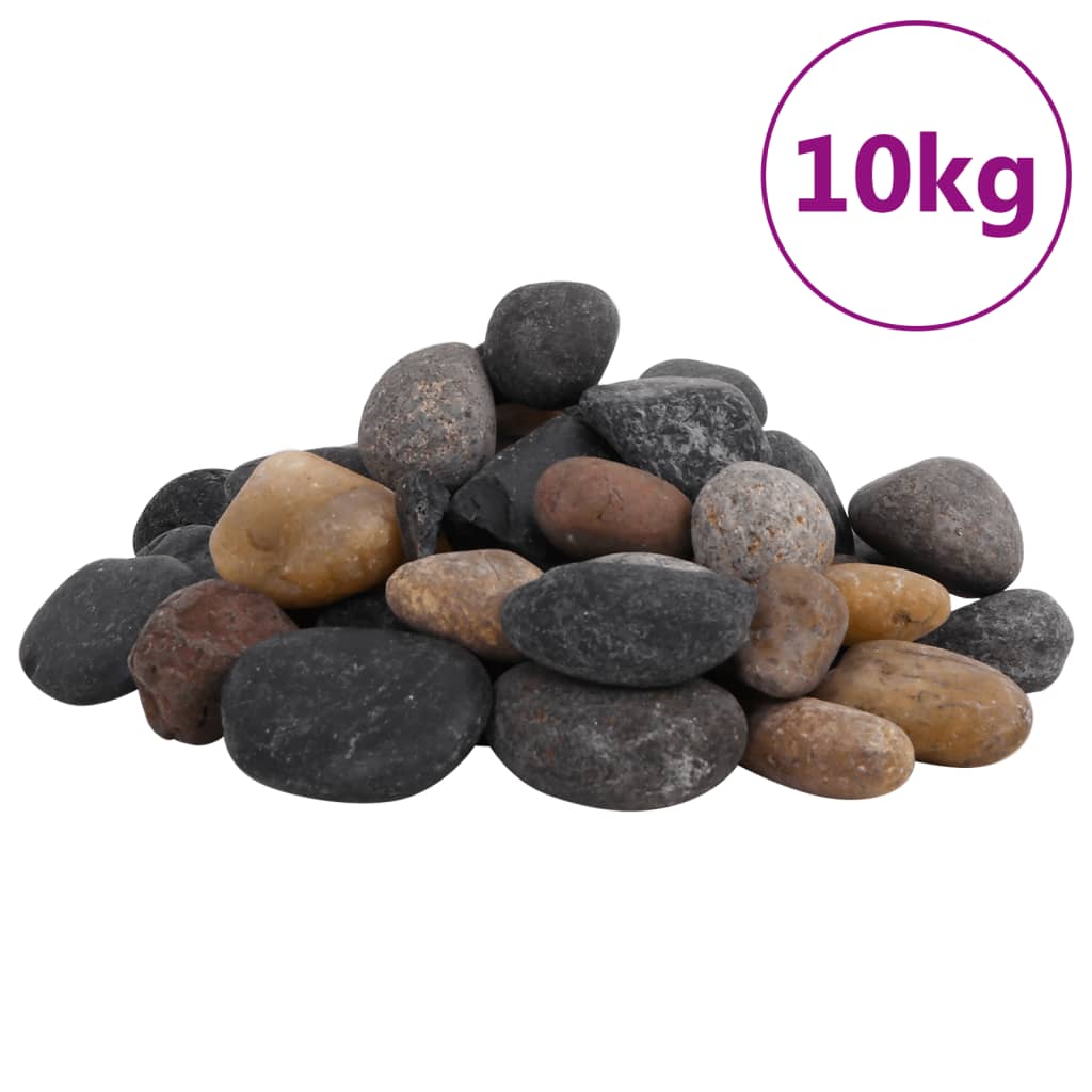 vidaXL Pietricele lustruite, 10 kg, culori mixte, 5-8 cm vidaXL Pietricele lustruite, 10 kg, culori mixte, 5-8 cm