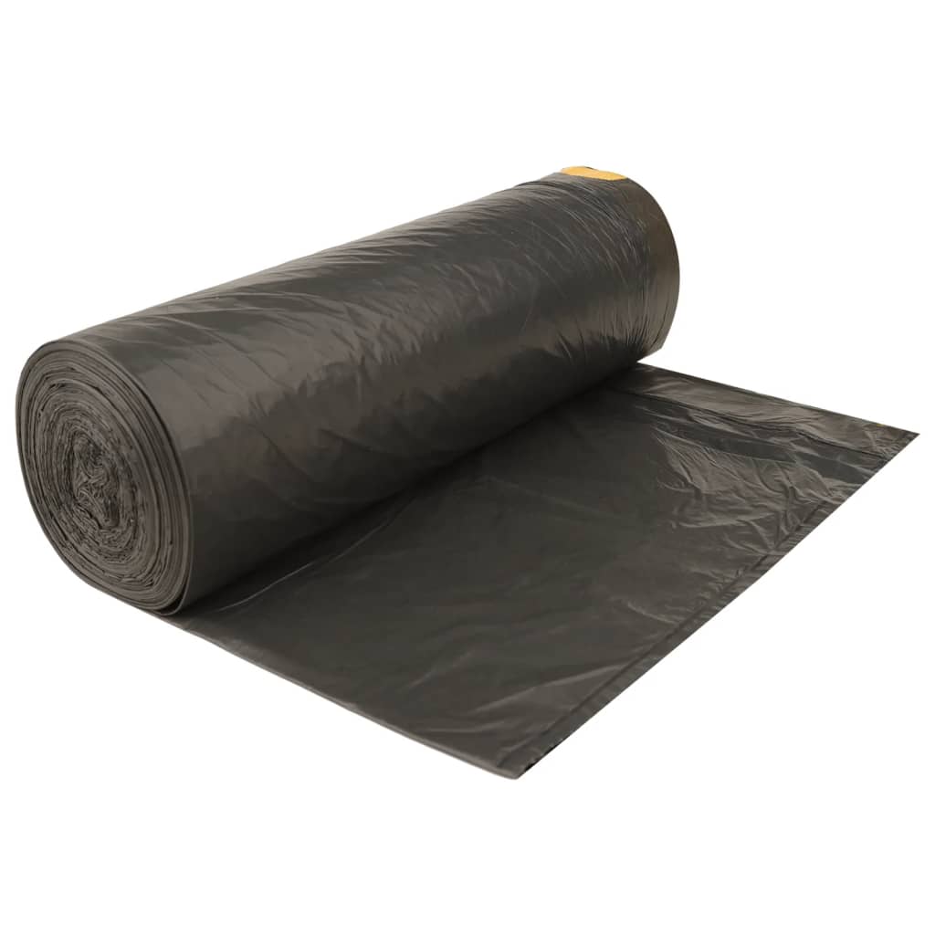 vidaXL Saci de gunoi cu șnururi 150 buc. negru 240 L vidaXL Saci de gunoi cu șnururi 150 buc. negru 240 L