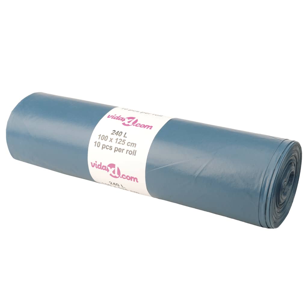 vidaXL Saci de gunoi 100 buc. albastru 240 L vidaXL Saci de gunoi 100 buc. albastru 240 L