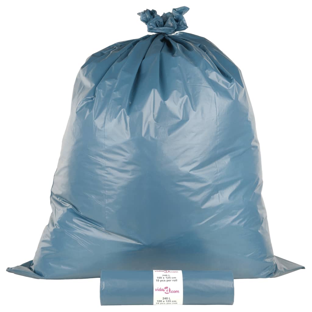 vidaXL Saci de gunoi 100 buc. albastru 240 L vidaXL Saci de gunoi 100 buc. albastru 240 L