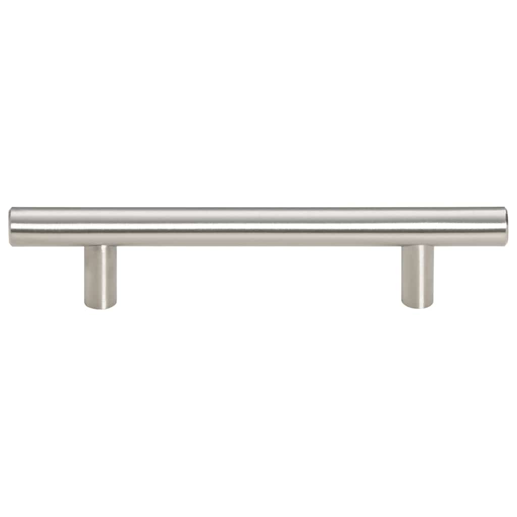 vidaXL Mânere de dulap, 10 buc., argintiu, 96 mm, oțel inoxidabil vidaXL Mânere de dulap, 10 buc., argintiu, 96 mm, oțel inoxidabil