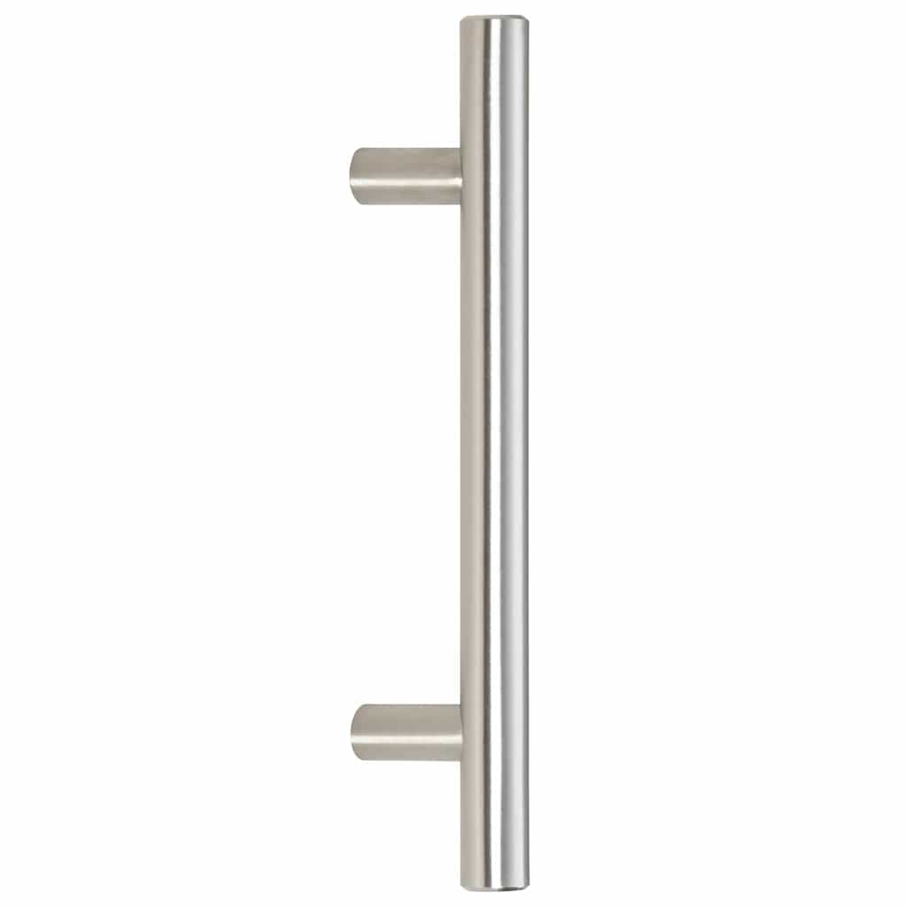 vidaXL Mânere de dulap, 10 buc., argintiu, 96 mm, oțel inoxidabil vidaXL Mânere de dulap, 10 buc., argintiu, 96 mm, oțel inoxidabil
