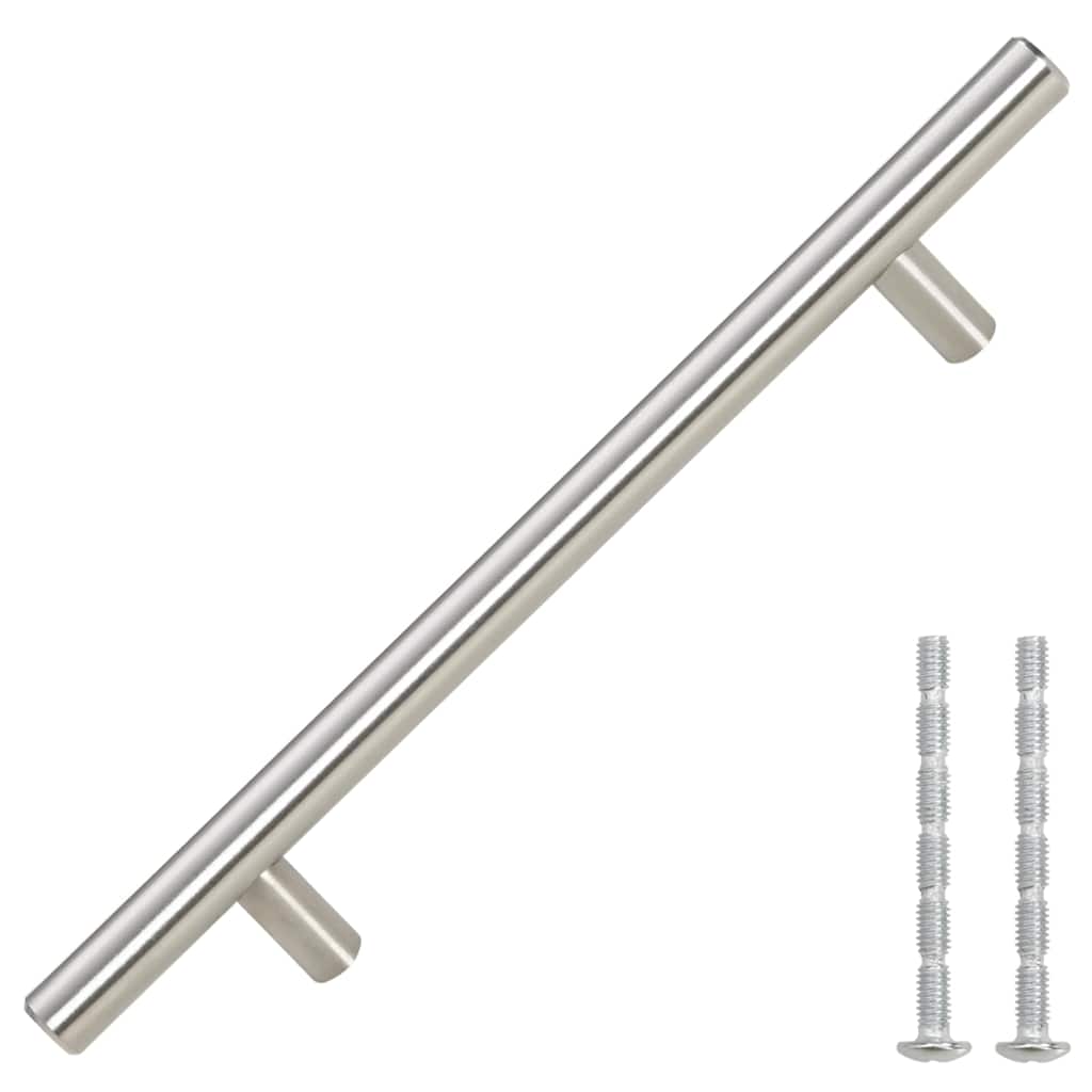 vidaXL Mânere de dulap, 10 buc., argintiu, 160 mm, oțel inoxidabil vidaXL Mânere de dulap, 10 buc., argintiu, 160 mm, oțel inoxidabil