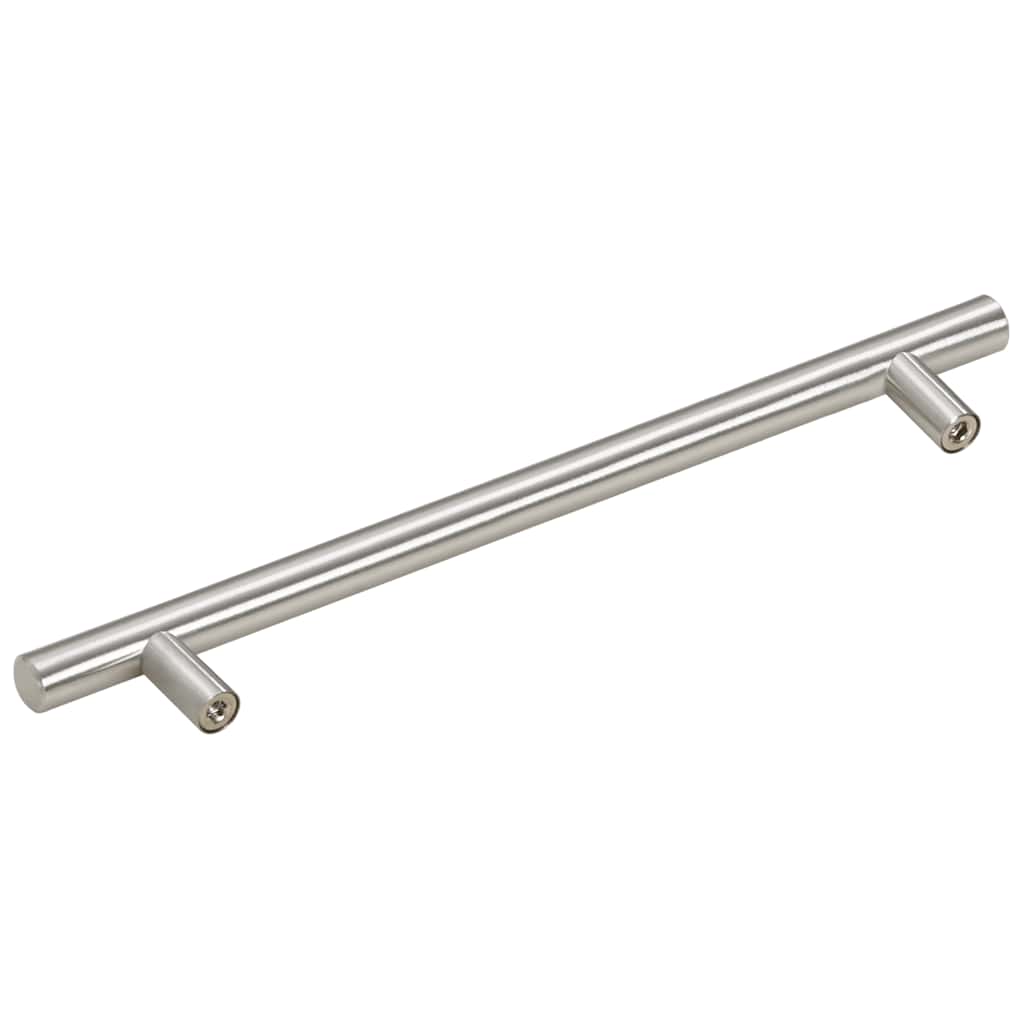 vidaXL Mânere de dulap, 5 buc., argintiu, 192 mm, oțel inoxidabil vidaXL Mânere de dulap, 5 buc., argintiu, 192 mm, oțel inoxidabil