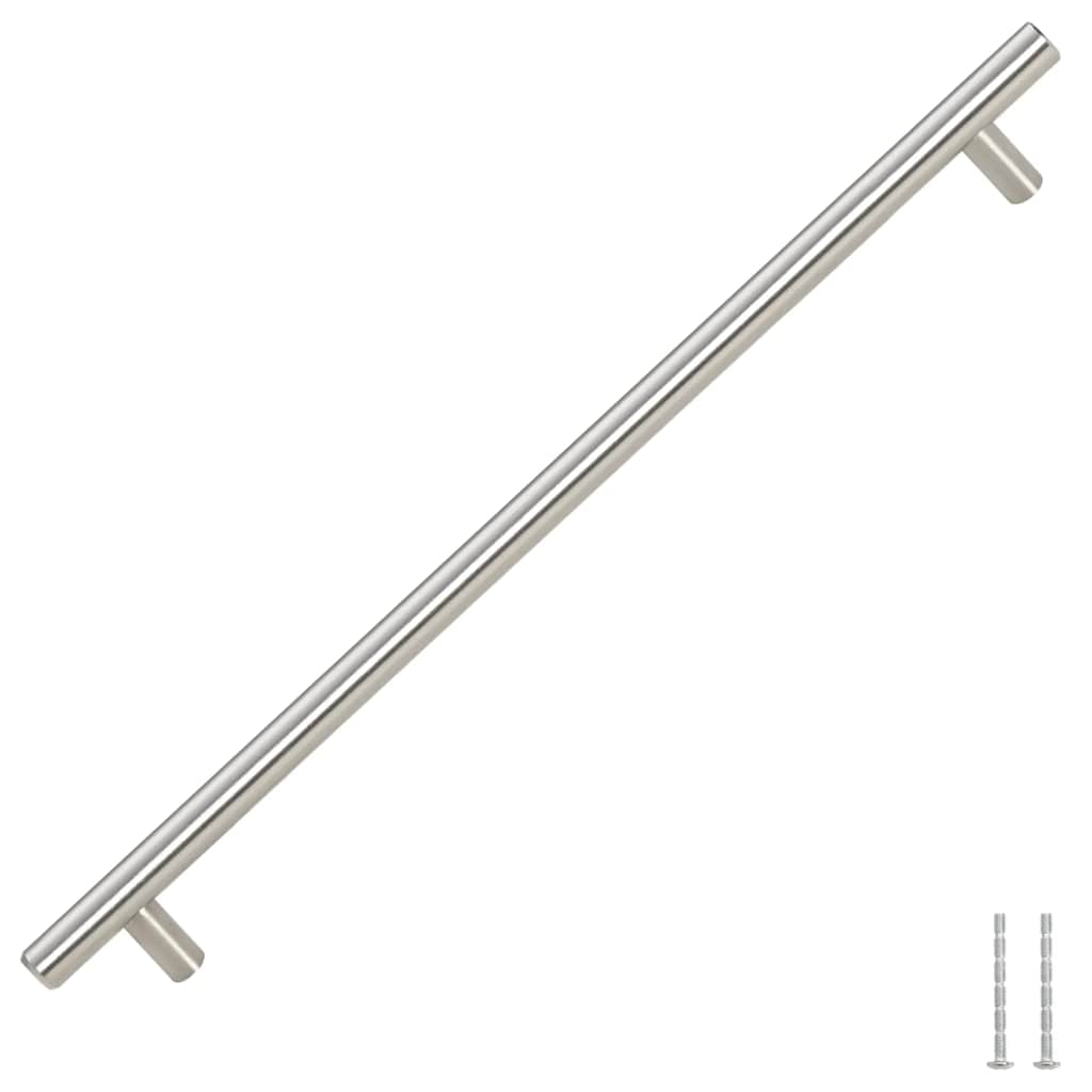 vidaXL Mânere de dulap, 5 buc., argintiu, 320 mm, oțel inoxidabil vidaXL Mânere de dulap, 5 buc., argintiu, 320 mm, oțel inoxidabil