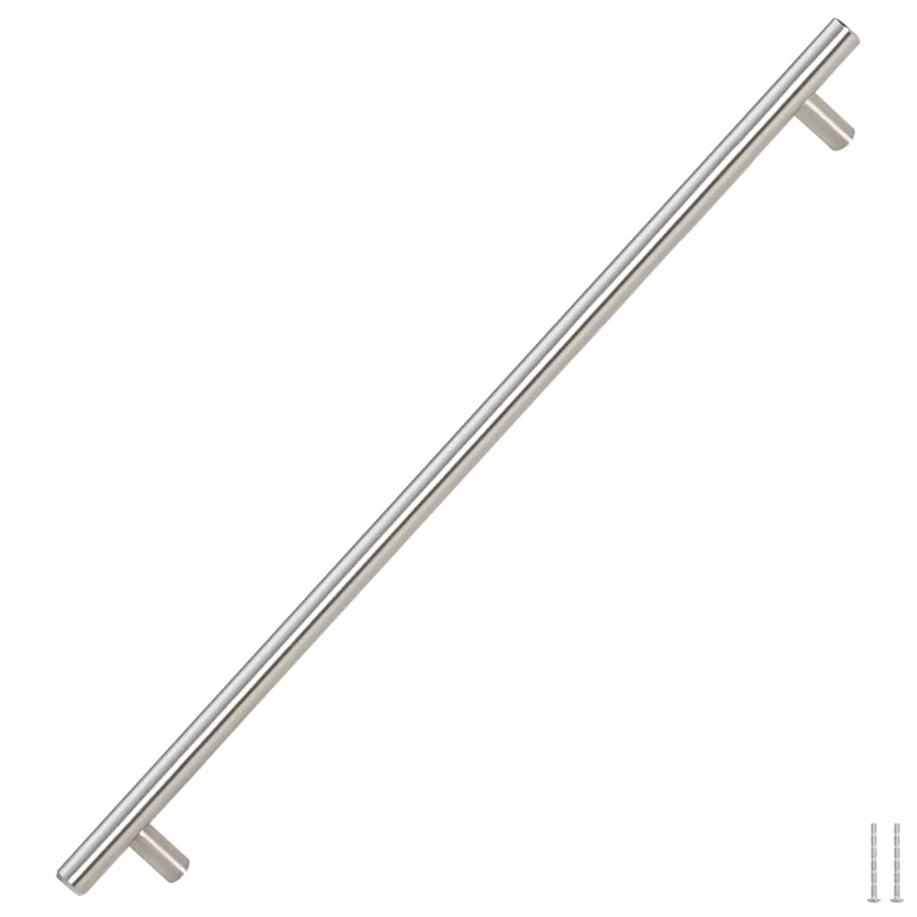 vidaXL Mânere de dulap, 5 buc., argintiu, 480 mm, oțel inoxidabil