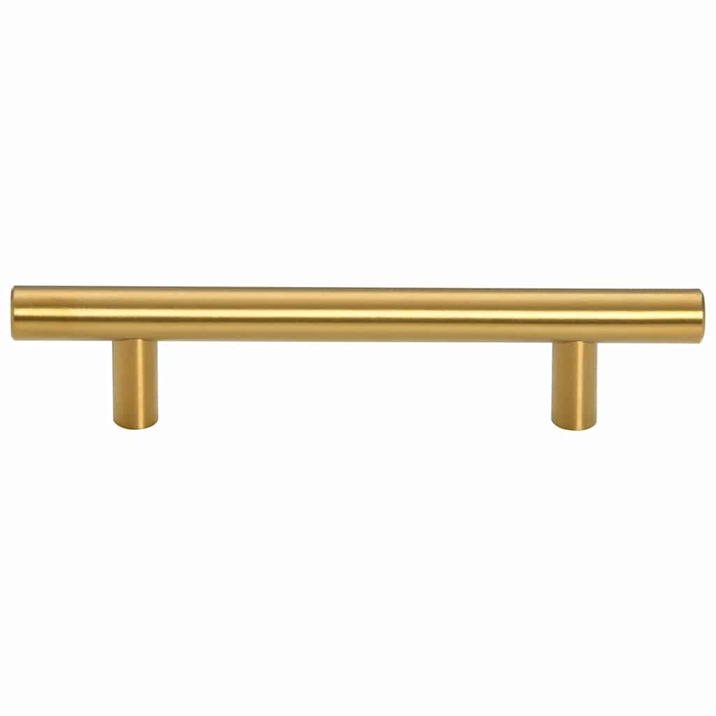 vidaXL Mânere de dulap, 10 buc., auriu, 96 mm, oțel inoxidabil vidaXL Mânere de dulap, 10 buc., auriu, 96 mm, oțel inoxidabil