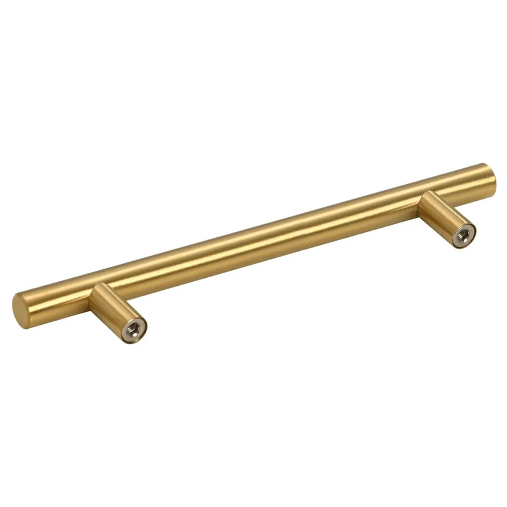 vidaXL Mânere de dulap, 10 buc., auriu, 128 mm, oțel inoxidabil vidaXL Mânere de dulap, 10 buc., auriu, 128 mm, oțel inoxidabil