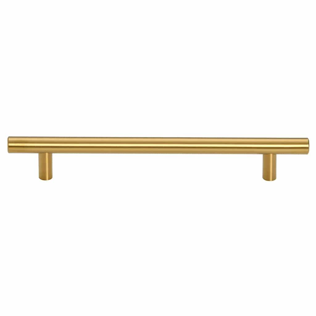 vidaXL Mânere de dulap, 10 buc., auriu, 160 mm, oțel inoxidabil vidaXL Mânere de dulap, 10 buc., auriu, 160 mm, oțel inoxidabil