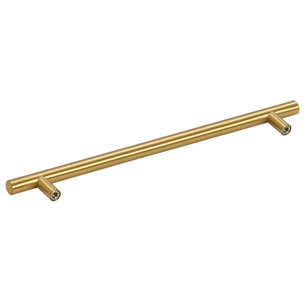 vidaXL Mânere de dulap, 5 buc., auriu, 224 mm, oțel inoxidabil vidaXL Mânere de dulap, 5 buc., auriu, 224 mm, oțel inoxidabil