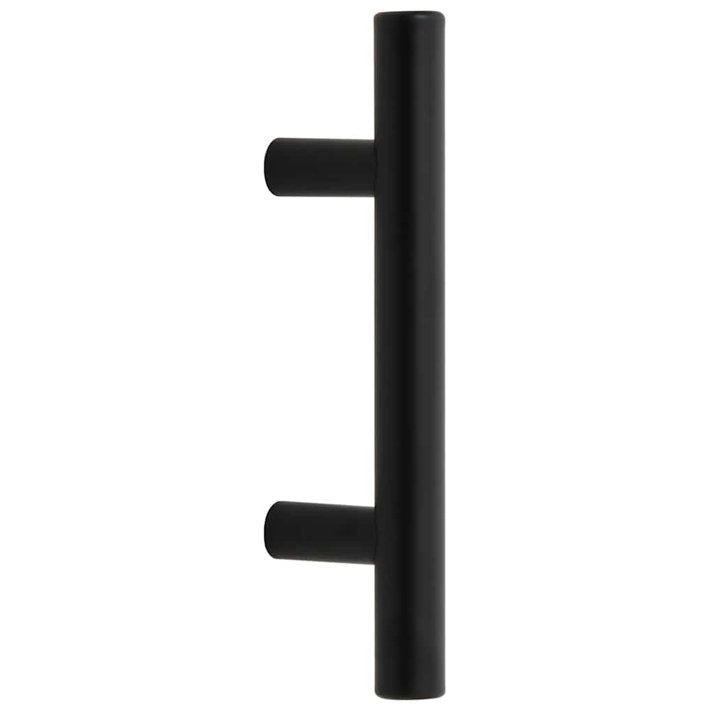 vidaXL Mânere de dulap, 10 buc., negru, 64 mm, oțel inoxidabil vidaXL Mânere de dulap, 10 buc., negru, 64 mm, oțel inoxidabil