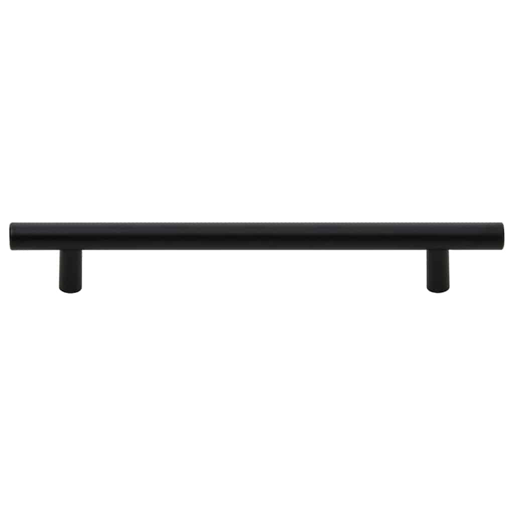 vidaXL Mânere de dulap, 10 buc., negru, 160 mm, oțel inoxidabil vidaXL Mânere de dulap, 10 buc., negru, 160 mm, oțel inoxidabil
