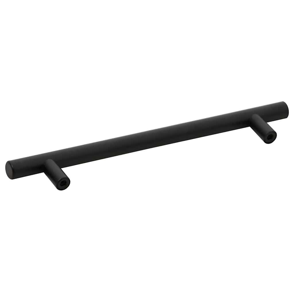 vidaXL Mânere de dulap, 10 buc., negru, 160 mm, oțel inoxidabil vidaXL Mânere de dulap, 10 buc., negru, 160 mm, oțel inoxidabil