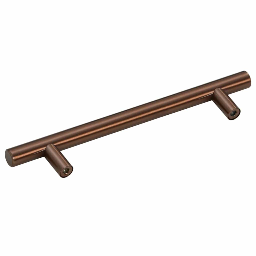 vidaXL Mânere de dulap, 10 buc., bronz, 128 mm, oțel inoxidabil