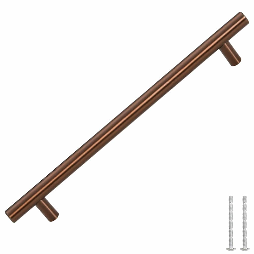 vidaXL Mânere de dulap, 5 buc., bronz, 192 mm, oțel inoxidabil vidaXL Mânere de dulap, 5 buc., bronz, 192 mm, oțel inoxidabil