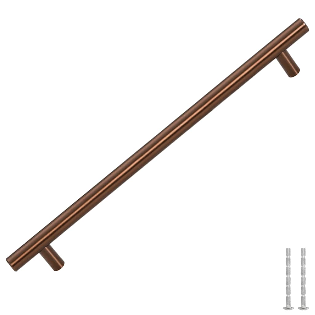 vidaXL Mânere de dulap, 5 buc., bronz, 224 mm, oțel inoxidabil vidaXL Mânere de dulap, 5 buc., bronz, 224 mm, oțel inoxidabil