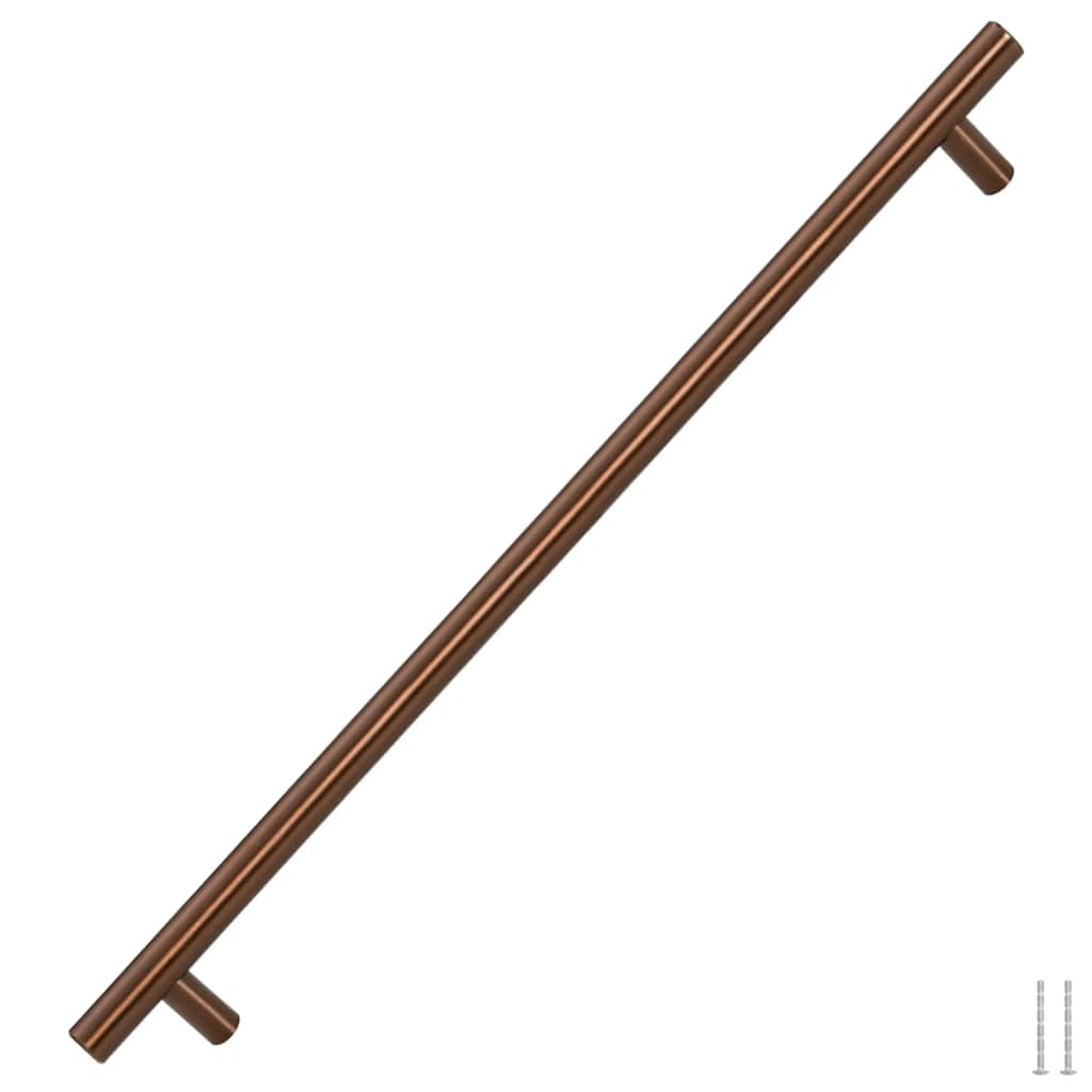 vidaXL Mânere de dulap, 5 buc., bronz, 480 mm, oțel inoxidabil vidaXL Mânere de dulap, 5 buc., bronz, 480 mm, oțel inoxidabil