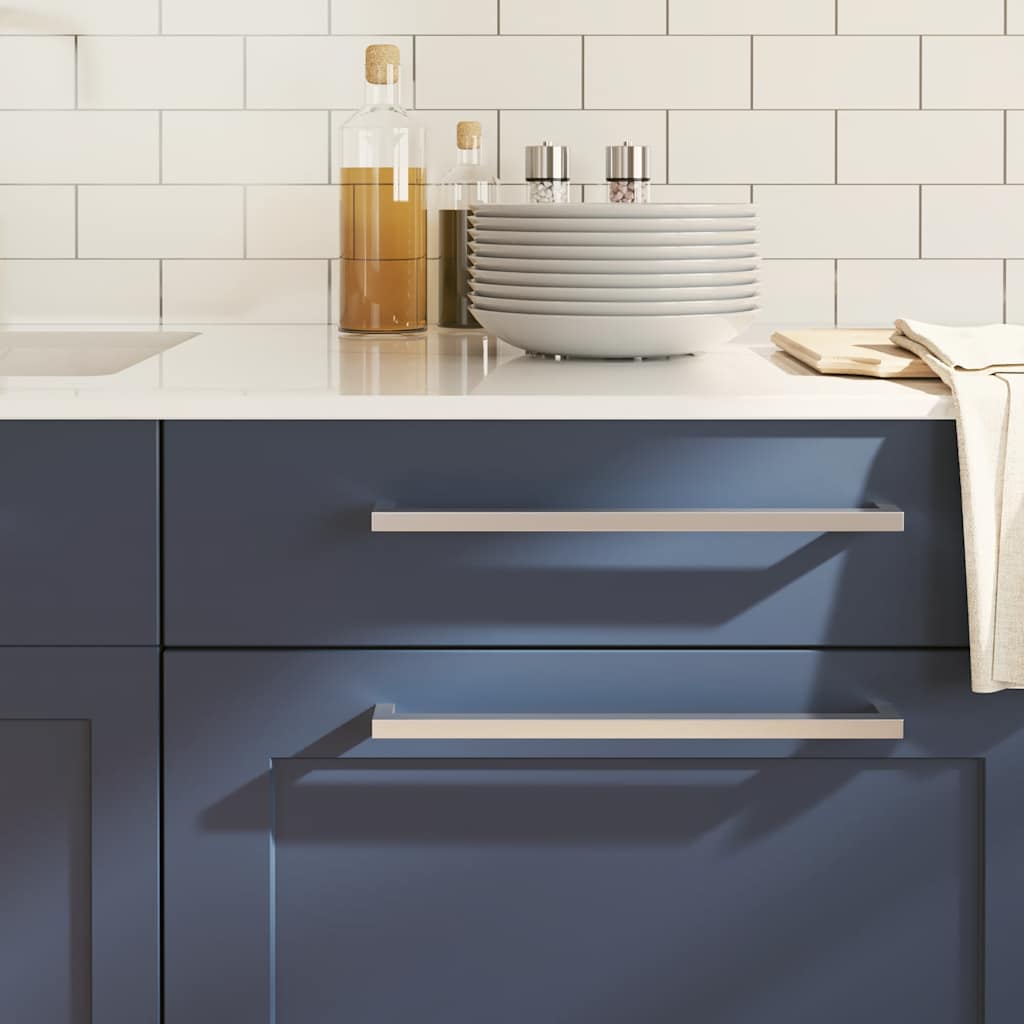 vidaXL Mânere de dulap, 5 buc., argintiu, 320 mm, oțel inoxidabil vidaXL Mânere de dulap, 5 buc., argintiu, 320 mm, oțel inoxidabil
