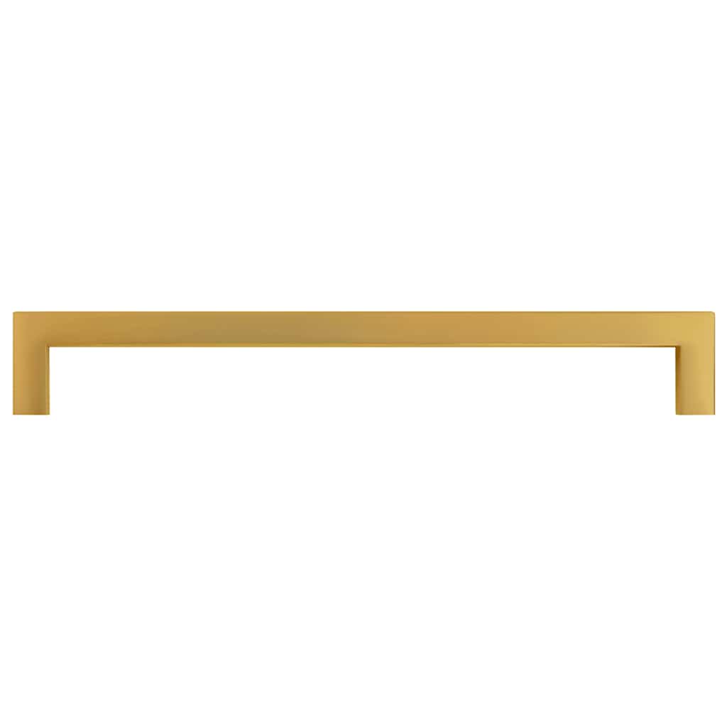 vidaXL Mânere de dulap, 5 buc., auriu, 224 mm, oțel inoxidabil vidaXL Mânere de dulap, 5 buc., auriu, 224 mm, oțel inoxidabil